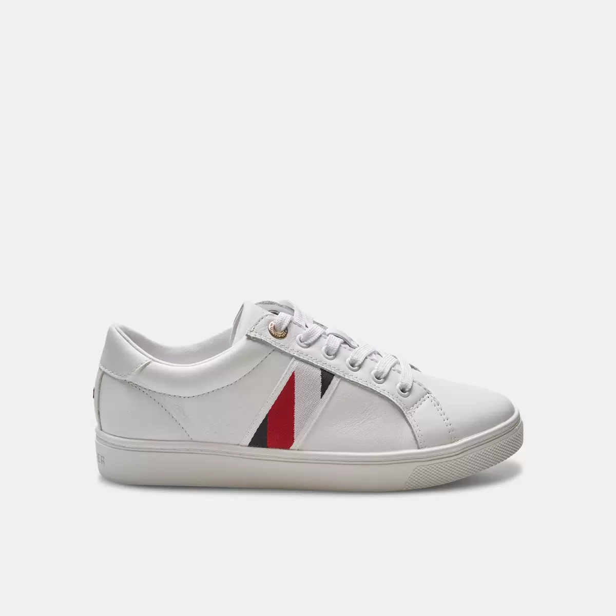 In Linea Sneakers Sneaker Donna In Pelle Tommy Hilfigher Donna Bianco Bata