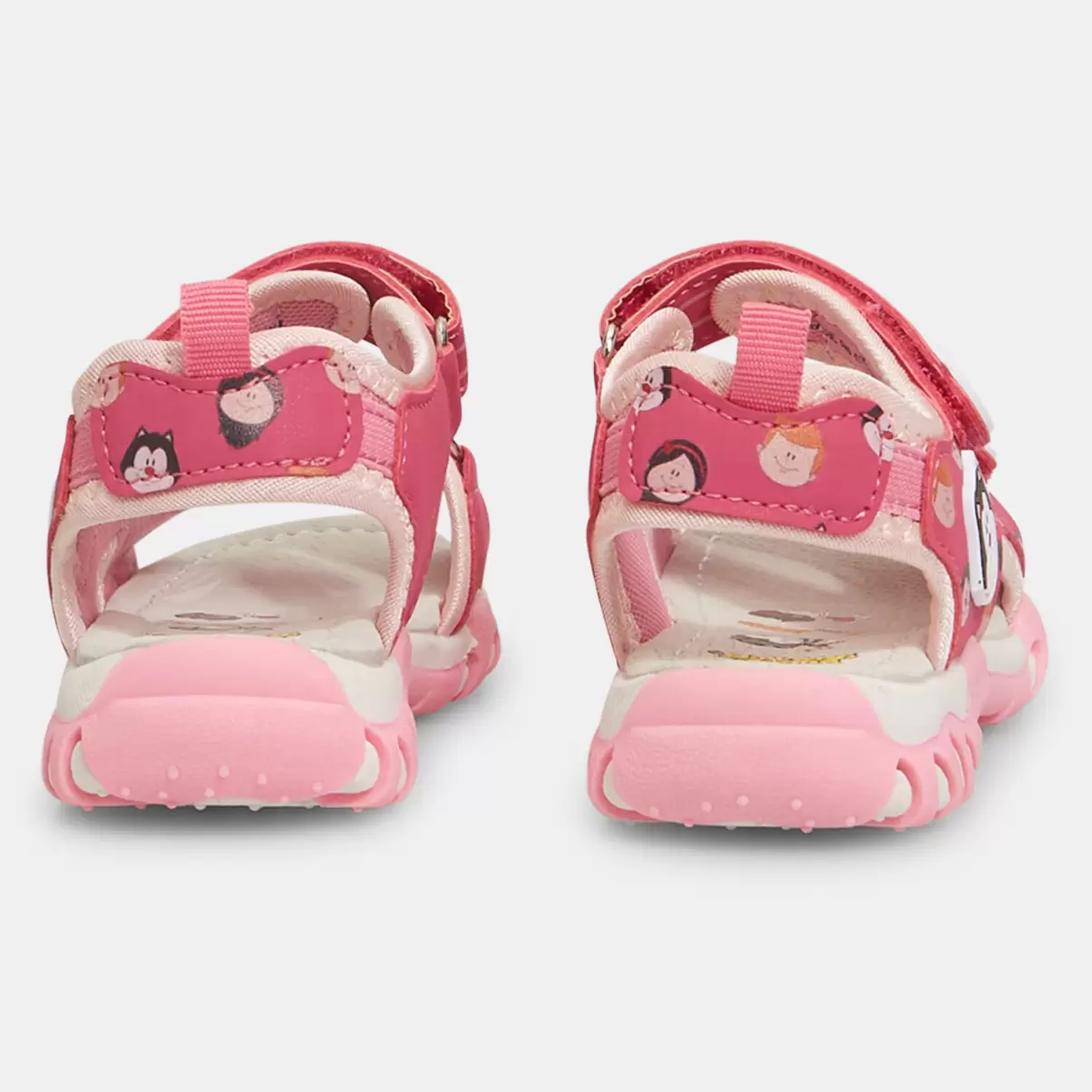 Consigliare Bambini Sandali Da Bambina Bubblegummers Con Strappi Sandali Bata Rosa - 2
