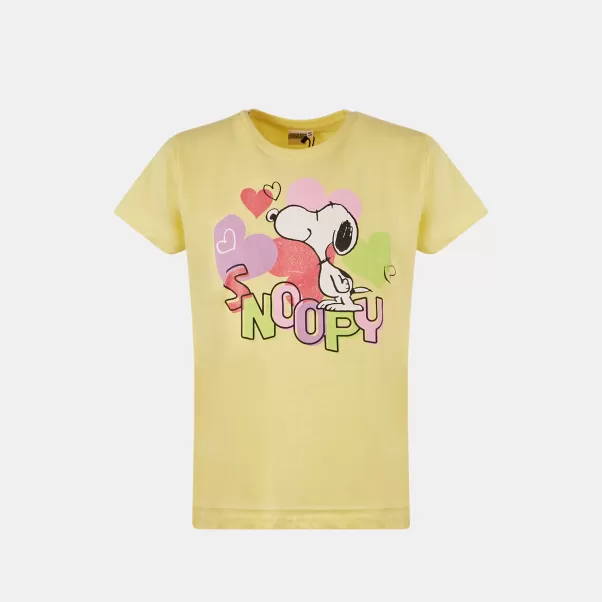 Giallo Bata Donna T-Shirt Da Donna Snoopy Affidabile T-Shirts