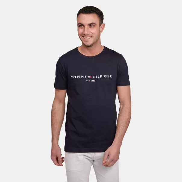 Blu T-Shirt & Polo Bata T-Shirt Con Logo Di Lusso Uomo
