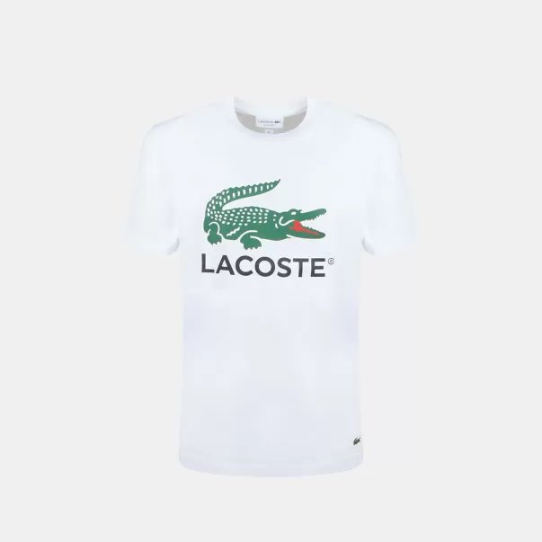 Promozione Neutro Sport Uomo Bata T-Shirt Lacoste In Cotone Jersey