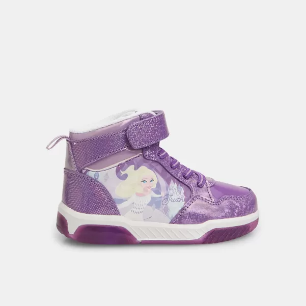 Viola Design Sneakers Bata Sneakers Da Bambina Primi Passi Alta Con Lucine Frozen Bambini